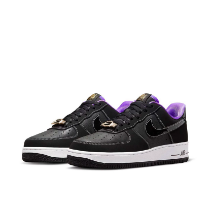 Tenis Nike Air Force 1 07 Lv8 Emb " World Champ " Preto