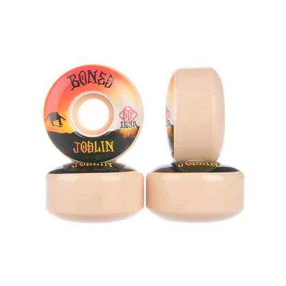 Roda Bones Stf Joslin Sunset V1 52mm Preto/laranja