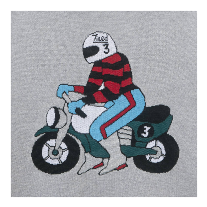 Sweater Tired Moto Knit Cinza