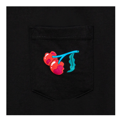 Camiseta Tired Cherise Pocket Preto