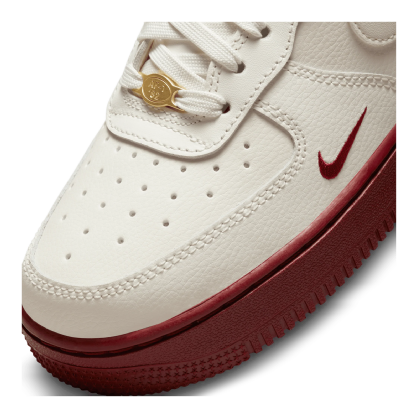 Tênis Nike Feminino Air Force 1 07 Se " 40th Anniversary " Bege/vinho