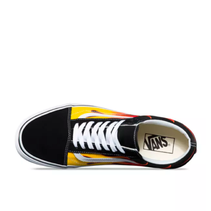 Tênis Vans Old Skool "flame" Preto