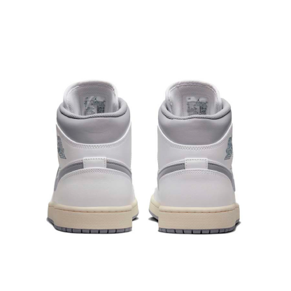 Tênis Nike Air Jordan 1 Mid “ Neutral Grey " Branco/cinza