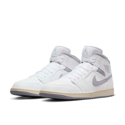 Tênis Nike Air Jordan 1 Mid “ Neutral Grey " Branco/cinza