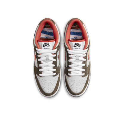 Tenis Nike Dunk Low Pro Qs "crushed D.c." Cinza/laranja