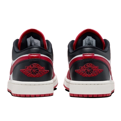 Tenis Nike Feminino Air Jordan 1 Low "reverse Black Toe" Branco/vermelho