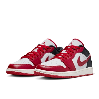 Tenis Nike Feminino Air Jordan 1 Low "reverse Black Toe" Branco/vermelho