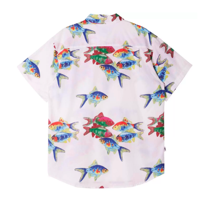 Camisa Obey Fishbowl Woven Branco