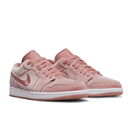 Tênis Nike Feminino Air Jordan 1 Low Se "pink Velvet" Rosa