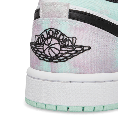 Tênis Nike Air Jordan 1 Low Se "tie Dye" Branco/preto