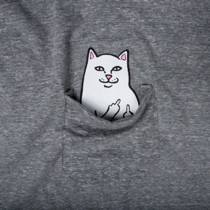 Camiseta Ripndip Lord Neramal Pocket Cinza