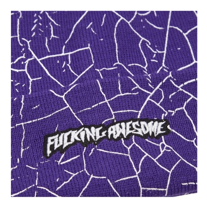 Gorro F.awesome Crackle Cuff Roxo