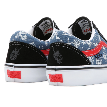Tênis Vans Skate Old " Skool Mike Gigliotti " Preto/azul