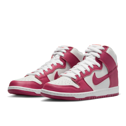 Tênis Nike Sb Dunk Hi Branco/vermelho