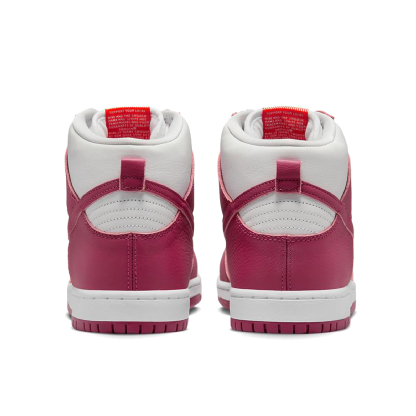 Tênis Nike Sb Dunk Hi Branco/vermelho