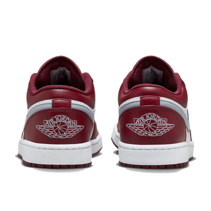 Tênis Nike Air Jordan 1 Low " Bordeaux " Branco/vinho