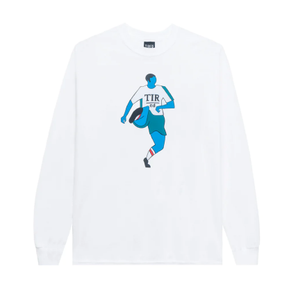 Camiseta Tired Manga Longa Blender Branco
