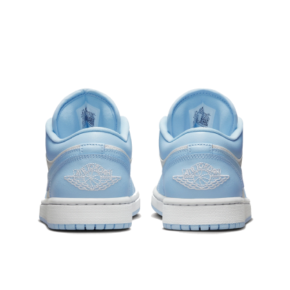 Tenis Nike Feminino Air Jordan 1 Low “ Aluminum ” Azul