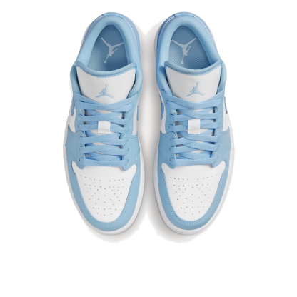 Tenis Nike Feminino Air Jordan 1 Low “ Aluminum ” Azul