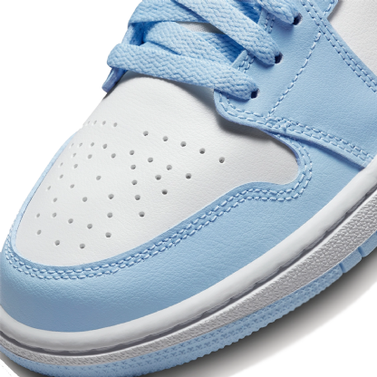 Tenis Nike Feminino Air Jordan 1 Low “ Aluminum ” Azul
