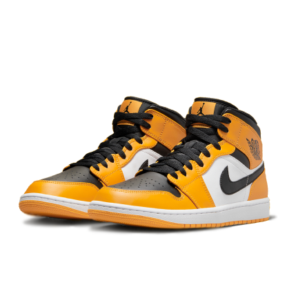 Tênis Nike Air Jordan 1 Mid “ Taxi " Amarelo