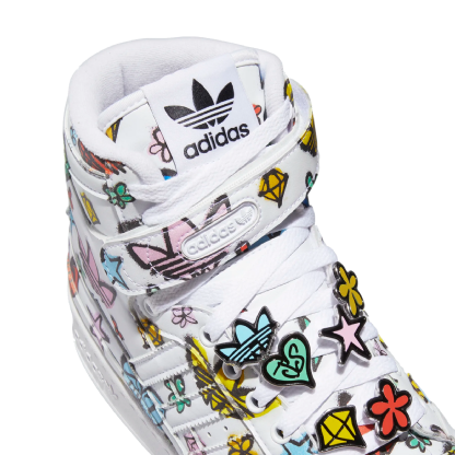 Tênis Adidas Forum 84 Hi Mono " Jeremy Scott " Branco
