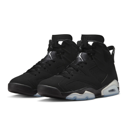Tênis Air Jordan 6 Retro " Metallic Silver" Preto