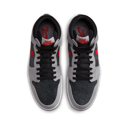 Tênis Nike Air Jordan 1 Zoom " Fire Red " Preto/cinza