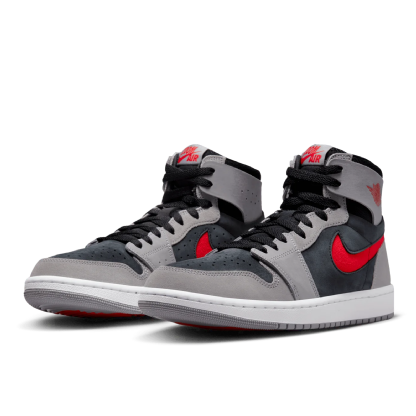 Tênis Nike Air Jordan 1 Zoom " Fire Red " Preto/cinza