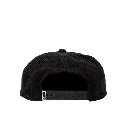 Boné Obey Token Cord 6 Panel Preto