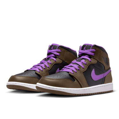 Tênis Nike Air Jordan 1 Mid " Palomino " Marrom