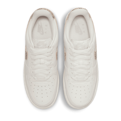 Tênis Nike Feminino Air Force 1 07 " Sail Snakeskin " Branco