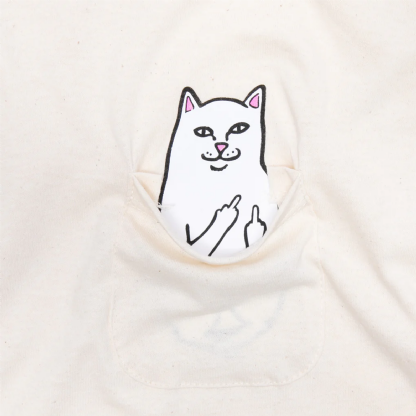 Camiseta Ripndip Lord Nermal Pocket Cinza