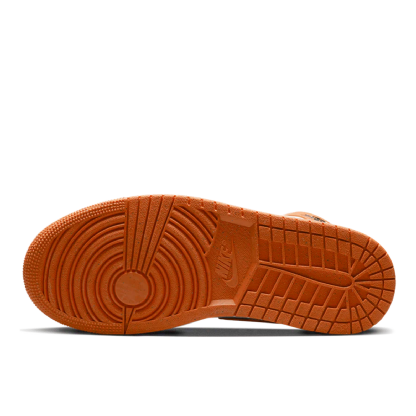 Tênis Nike Feminino Air Jordan 1 Mid " Sport Spice " Branco/laranja