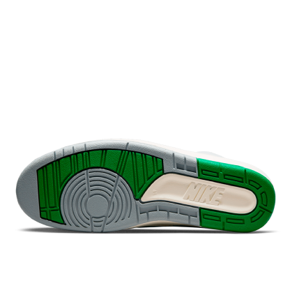 Tênis Nike Air Jordan 2 Retro " Lucky Green " Branco/verde