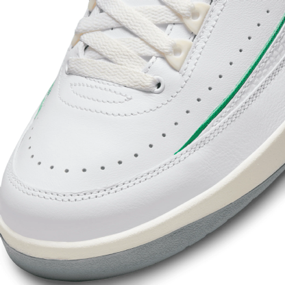 Tênis Nike Air Jordan 2 Retro " Lucky Green " Branco/verde