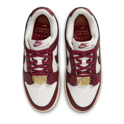 Tênis Nike Feminino Dunk Low “ Just Do It ” Vermelho