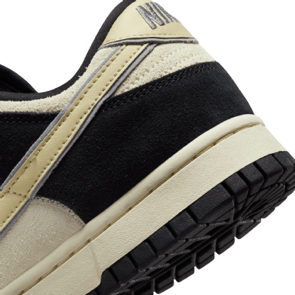 Tênis Nike Feminino Dunk Low Lx " Black Suede " Preto/bege
