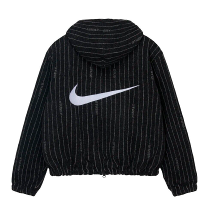 Jaqueta De Lã Nike Nrg X Stüssy Stripe Preto