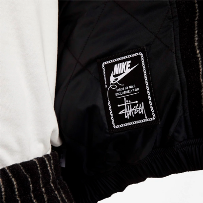 Jaqueta De Lã Nike Nrg X Stüssy Stripe Preto