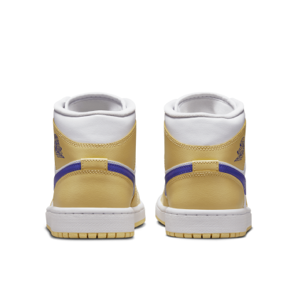 Tênis Nike Feminino Air Jordan 1 Mid " Lemon Wash " Amarelo