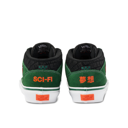 Tênis Vans Skate X Sci-fi Fantasy Half Cab 92 Vcu Verde