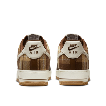Tênis Nike Air Force 1 07 Lx " Plaid " Marrom