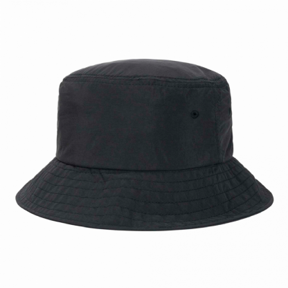 Bucket Stussy Peached Nylon Basic Preto