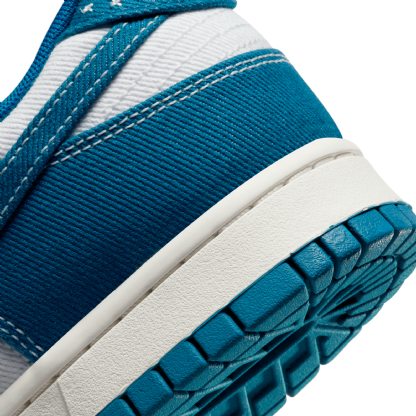Tênis Nike Dunk Low Retro " Blue Sashiko " Azul