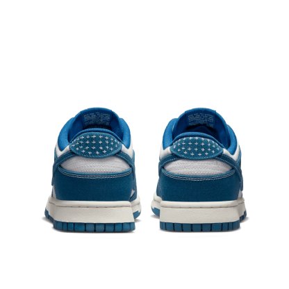 Tênis Nike Dunk Low Retro " Blue Sashiko " Azul