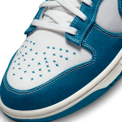 Tênis Nike Dunk Low Retro " Blue Sashiko " Azul
