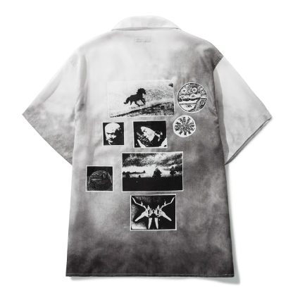 Camisa F. Awesome Spider Photo Cinza