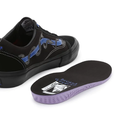Tênis Vans X Breana Geering Skate Old Skool Preto/azul