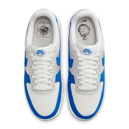 Tênis Nike Air Force 1 07 " Time Warp " Branco/azul